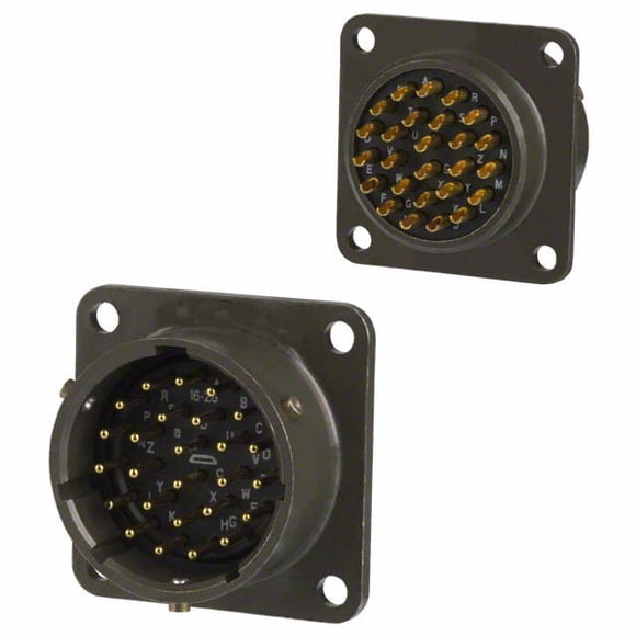 KPT02E16-26PZ - KPT CONNECTOR PLUG 26P CHMT SOL 7.5A 600V