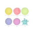 thumbnail image 4 of 6 Pcs Xtellar Pelotas Sensoriales Didácticas Para Bebé Con Texturas, 4 of 4