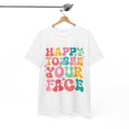 thumbnail image 4 of Happy to see your face Teacher back to school T-Shirt ID-0625-LSLY, 4 of 5