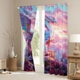 thumbnail image 3 of Erosebridal Pink Western Dragon Black Out Curtains for Kid, Magical Animal Curtains Pack of 2 (42x63 Each), 3 of 6