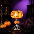 thumbnail image 6 of Xingjin Halloween Resin Pumpkin Night Light with Witch Hat, LED Table Lamp with Warm Glow, Spooky Skeleton Decor for Home Indoor Party and Desktop, 6 of 7