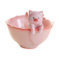 thumbnail image 1 of Taza de té de cerámica con adorno de mascota de té, colección de centro de mesa, taza de té china C, 1 of 8
