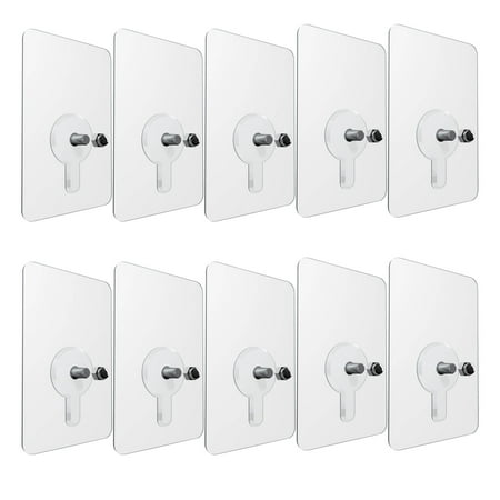

Nitouy Nail Free Adhesive Screw Stickers - Wall Non-Trace No Drilling Hooks (8mm)