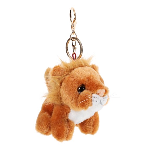 PAMINGONO 1Pack Stuffed Pendant Lion Key Chain for Phone Attachments in a Compact Design