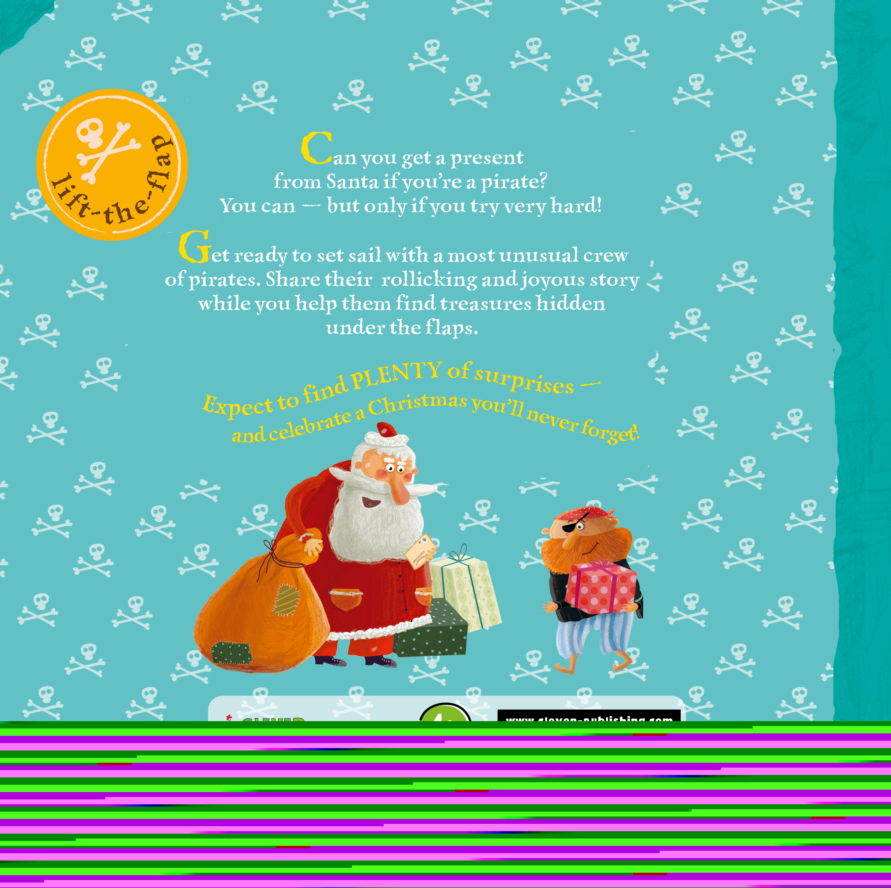thumbnail image 3 of Clever Flaps: Happy Holidays, Pirates : Lift-the-flap Book (Board book), 3 of 8