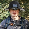 thumbnail image 5 of Summer Saving Clearance! Nilvkv Men's Sun Hats, Solar Fan Hat Wide Brim for Women, Hat with Fans Solar Power, UPF 50+ UV Protection Waterproof Breathable Hat Outdoor Fishing Hat for Hiking Camping, 5 of 5