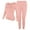 Pink, variant on MISS MOLY Womens Thermal Underwear Sets Scoop Neck Shirt Tummy Slimming Shapewear Long Sleeve Baselayer