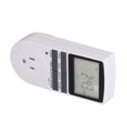 thumbnail image 1 of Salida de Temporizador Digital, Interruptor de Temporizador de Salida Inteligente TS 839, Interruptor de Toma de Corriente de Carcasa ABS para Ventilador de Luces, 1 of 7