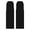 Black, variant on Winter Leg Warmers Lined Thermal Knee High Sock Sleeves For Sleeping And Home Wear Soft Thick Cozy Comfort Leg Warmers
