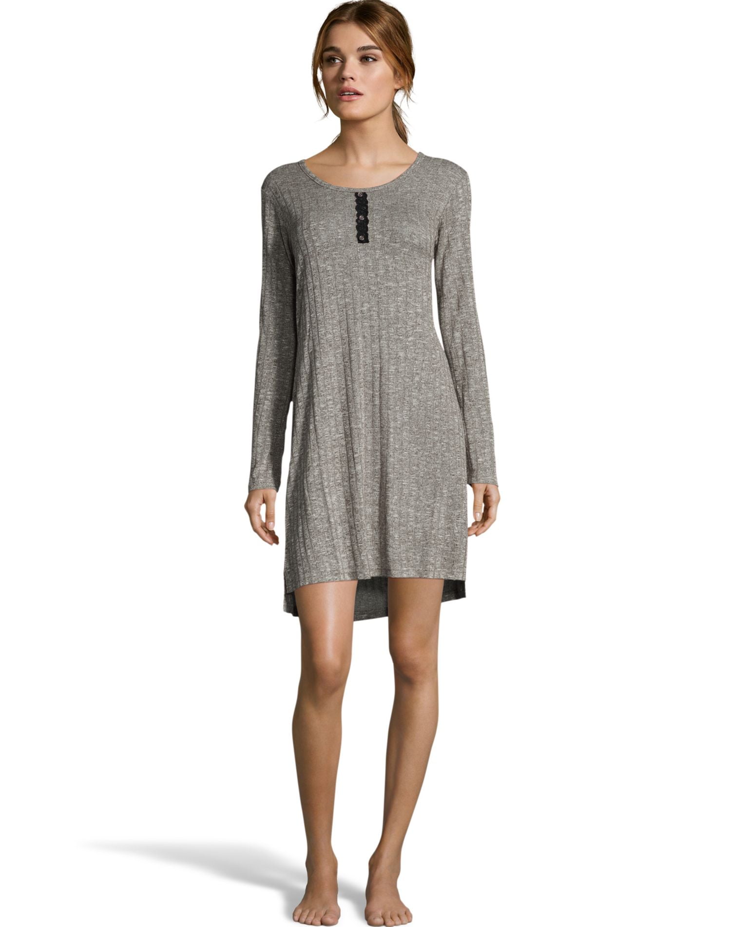 Hanes Women Scoop Neck Long Sleeve nightgowns