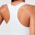 thumbnail image 6 of Workout Crop Tops for Women Racerback Yoga Tee Shirt Sleeveless Scoop Neck Athletic Running Gym Clothes (M, White), 6 of 6
