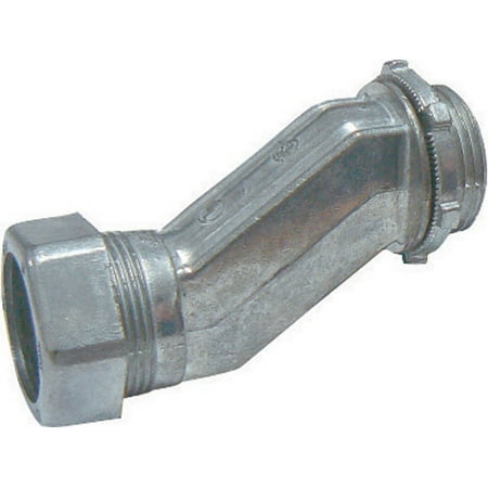 Emt Diecast Zinc Compression Connector - Sigma Electric ProConnex 3/4 in. Dia. Die-Cast Zinc Offset Compression Connector For EMT 1 pk