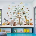 thumbnail image 4 of Cartoon Jungle Animal Wall Sticker Kid Room Boy Bedroom Decor Children Nursery, 4 of 9