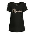 thumbnail image 4 of Time and Tru Women's Maternity Graphic T-Shirt, 4 of 6