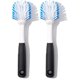 thumbnail image 1 of Cepillo para Platos OXO Good Grips Blanco/Negro (Paquete de 2), 1 of 8