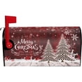 thumbnail image 2 of Wood Grain Winter Mailbox Covers Magnetic Standard Size 18" X 21" Christmas Tree Snowflakes Mailbox Cover Decorations Wrap, 2 of 6