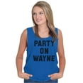thumbnail image 4 of Party On Wayne Garth 1990s Tank Top T Shirts Men Women Brisco Brands S, 4 of 6