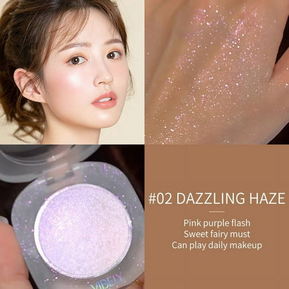 Gel de alto brillo, iluminador facial, sombra para nariz, rubor iluminador perlado. Un colorete.