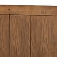 thumbnail image 4 of Baxton Studio Amira Mid-Century Modern Transitional Ash Walnut Finished Wood Twin Size Platform Bed, 4 of 9
