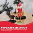 thumbnail image 3 of Desktop Xmas Nutcracker Elf Nutcracker Decoration Wooden Nutcracker Puppet Decor, 3 of 8