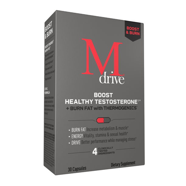 Mdrive Boost & Burn Testosterone Booster and Fat Burner for Men