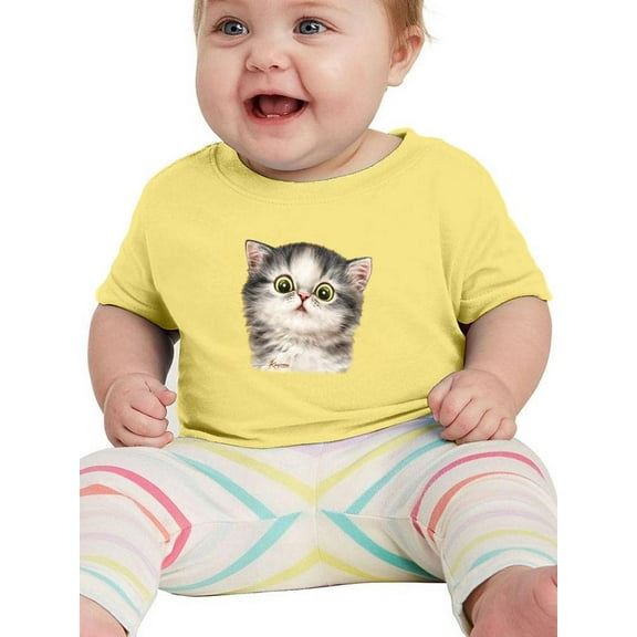 Kittens Staring T-Shirt Infant -Kayomi Harai Designs,  18 Months