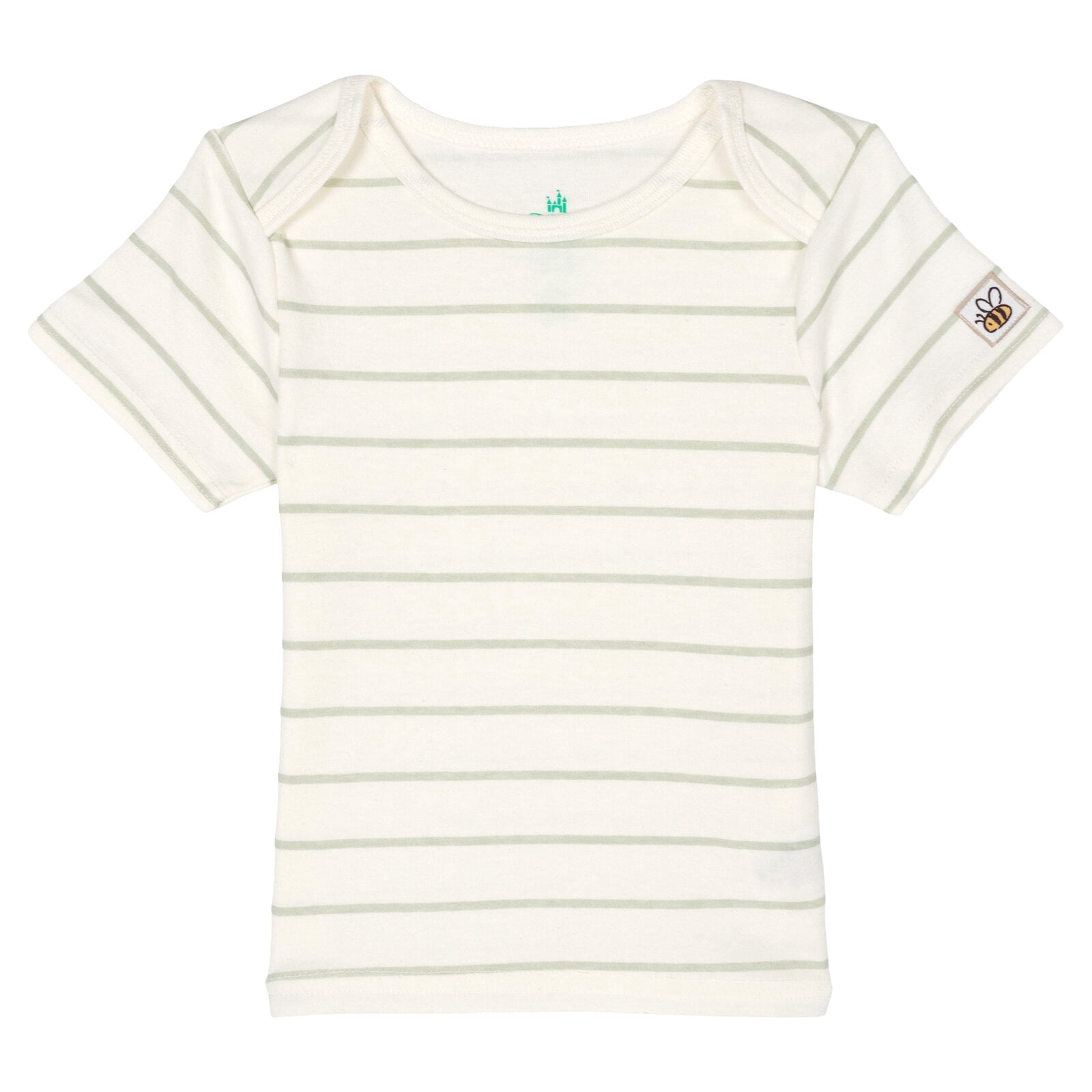 Disney Winnie the Pooh Baby Boys' Shortall and T-Shirt Set with Hat Pooh Light Green