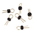 thumbnail image 2 of 400 Piezas PCB Pin de Prueba de Junta de Soldadura de Tono de Oro de Color Negro, 2 of 8