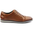 thumbnail image 2 of JUSTINREESS Paddy Men's Lace Up Leather Casual Shoes In Brown Size 8, 2 of 6