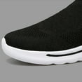 thumbnail image 5 of NOKIO Men'S Slip-On Walking Shoes Breathable Slip-On Shoes For Men Fashion Spring And Summer Men Sports Shoes Flat Bottom Lightweight Fly Woven Mesh Breathable Slip On Comfortable And Simple, 5 of 5