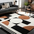 thumbnail image 2 of SAFAVIEH Rodeo Drive Darien Abstract Area Rug, Ivory/Black, 11' x 15', 2 of 8