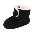 thumbnail image 2 of Newborn Baby Girls Cotton Soft Sole Winter Warm Snow Boots Infant Toddler Mid Calf Snow Boots For Baby Girls 0-18 Months, 2 of 10
