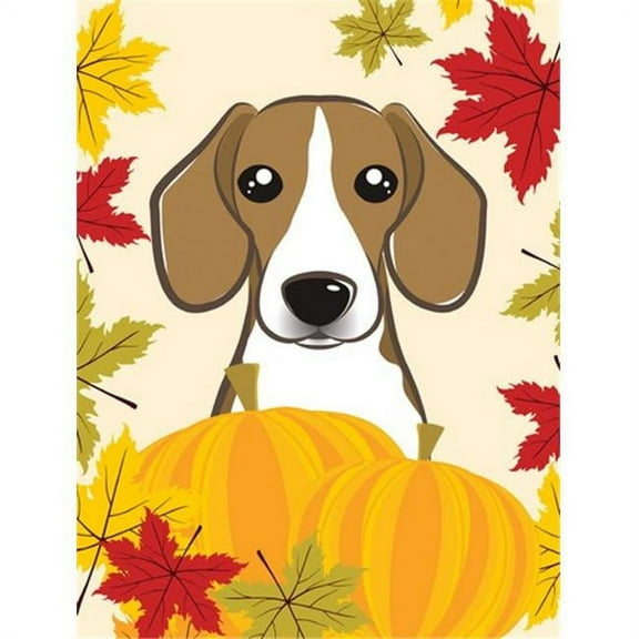 Beagle Thanksgiving Flag Garden