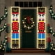 thumbnail image 2 of Nutcracker Soldier Christmas Banner Couplet with LED String Lights Merry Christmas Decorations for Home New Year Noel Gift Navid, 2 of 5