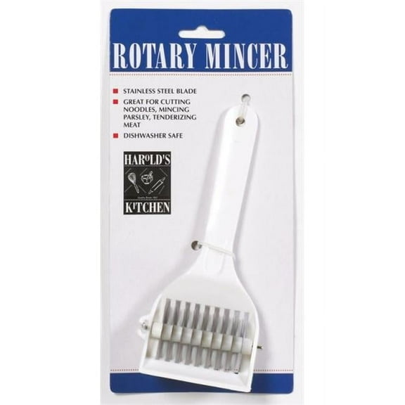 HIC’s Gourmet Rolling Fresh Herb and Multipurpose Kitchen Mincer, with 9-Stainless Steel Blades