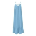 thumbnail image 4 of Royisotas Casual Dresses for Women Sleeveless Cocktail Plus Size Fashion Womens Dress A Line, 4 of 6