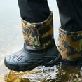 thumbnail image 4 of Zapatos de pesca en la nieve resistentes al frío, zapatos de invierno antideslizantes para hombres, zapatos de algodón con forro polar grueso e impermeable de EVA, 4 of 4