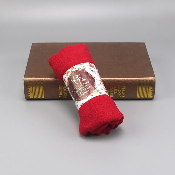 Red Silk Scarves for Women Large Size Breathable Cotton Scarf Headkerchief for Women Muslim Head Neck Headwear Wrap Shawl on Sale Clearance