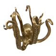 thumbnail image 1 of Figura marina decorativa, arte artesanal, moderna, decoración de vida marina, estatua para dormitorio Oro, 1 of 9