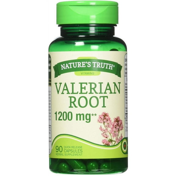 Nature's Truth Valerian Root 1200 mg Supplement 90 ea (Pack of 3)