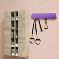 thumbnail image 4 of Youkk 2x Easy-to-Install Mat Storage Rack Yoga Essentials Handy Of Acrylic Materials Helps Yoga Mat black 1Set, 4 of 6