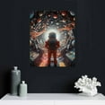 thumbnail image 4 of COMIO Inspirational Wall Art for Office Outer Space Decor Motivational Canvas Print Astronaut Holding Planet Creative Picture Artwork for Bathroom Bedroom Kids Girls Boys Childrens Room, 4 of 4