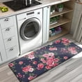 thumbnail image 3 of Pioneer Flower Floral Print Pattern Kitchen Rug Mat,Kitchen Runner Rugs Non Skid Washable,Decorative Kitchen Floor Mats for Kitchen,Sink,Laundry,17"x47.2", 3 of 7
