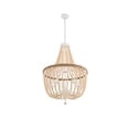 thumbnail image 3 of Living District Jolie 24 Inch Beaded Pendant In Beige, 3 of 8