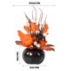 thumbnail image 3 of Fiudx Decoración de Calabaza de Halloween, Diseño Único con Hojas y Bayas, Tamaño Pequeño para Mesa o Mostrador, Versátil para Acción de Gracias En Otoño, Regalo Ideal para Decoración Del Hogar, 10,5, 3 of 6