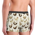 thumbnail image 5 of Balery Funny Chicken Men's Boxer Briefs, Soft and Breathable Cotton Underwear with nylon Waistband-XX-Large, 5 of 9