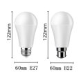 thumbnail image 3 of Bombilla LED de presión amplia A60, 100V-240V, E27, B22, 18W, 100LM/W, 3000K/4000K/6000K, luz blanca cálida superbrillante para iluminación del hogar y centro comercial, 3 of 4