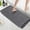 Grey, variant on Waffle Bath Mat Super Absorbent Boho Bath Mat Non Slip Bath Rugs for Bathroom Floor Machine Washable Dry Fast Bathroom Rugs with Handmade Tassels, 17" x 24", Sage