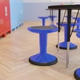 thumbnail image 3 of Emma + Oliver Height Adjustable Active Motion Stool for Kids with Weighted Rubber Non-Slip Bottom in Blue, 3 of 15