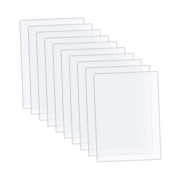 10 láminas de acrílico transparente, paneles acrílicos de 13 x 18 cm, suministros multiusos para manualidades, letreros en , láminas de